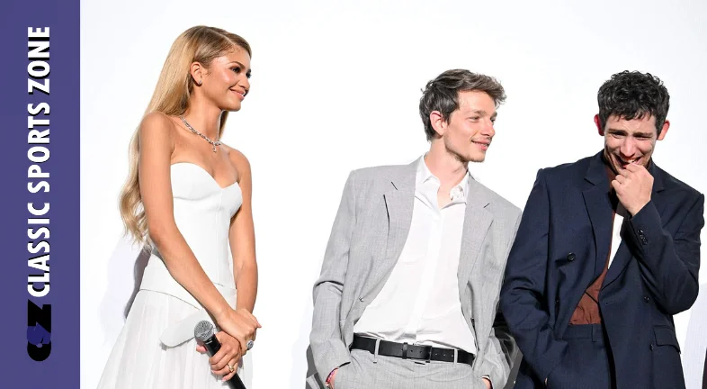 Zendaya, Luca Guadagnino, Josh O’Connor and Mike Faist on ‘Challengers’