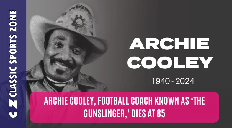 ARCHIE COOLEY, FOOTBALL COACH KNOWN AS ‘THE GUNSLINGER,’ DIES AT 85