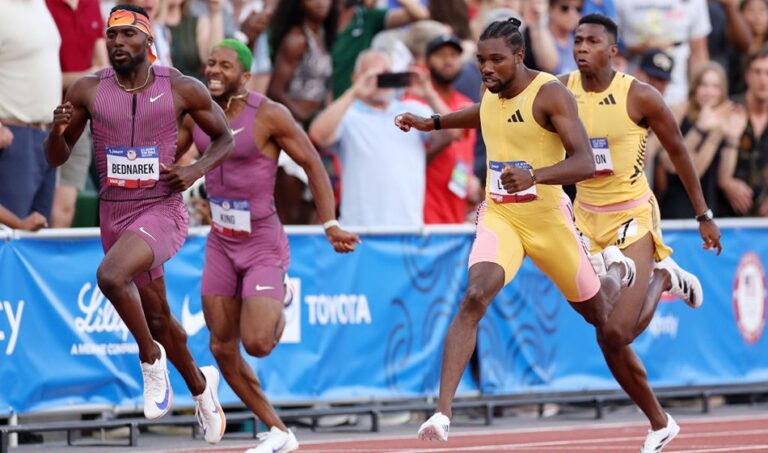 Noah Lyles flies to 200m victory at the US Olympic