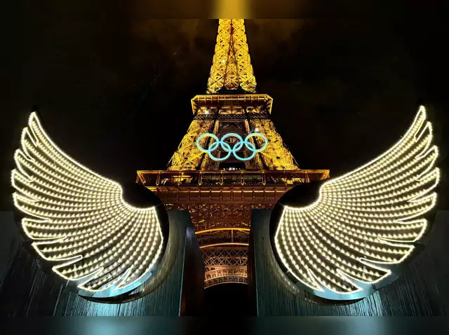 A vibrant Opening Ceremony Olympic Games Paris 2024.