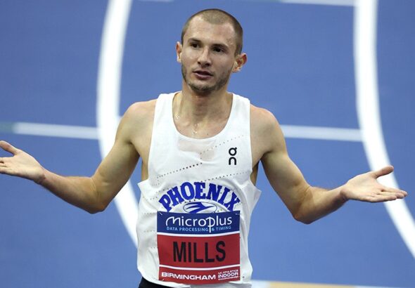 George Mills leads Euro qualifiers at UK Indoor Champs