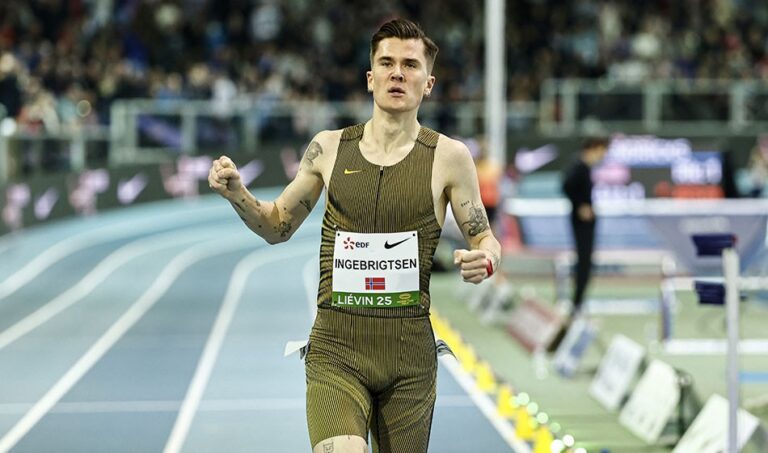 Ingebrigtsen smashes world indoor 1500m and mile records