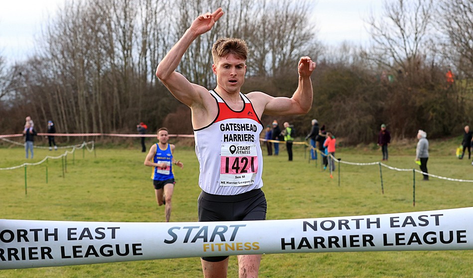 North Eastern Harrier League wins for Matt Linsley and Catriona MacDonald